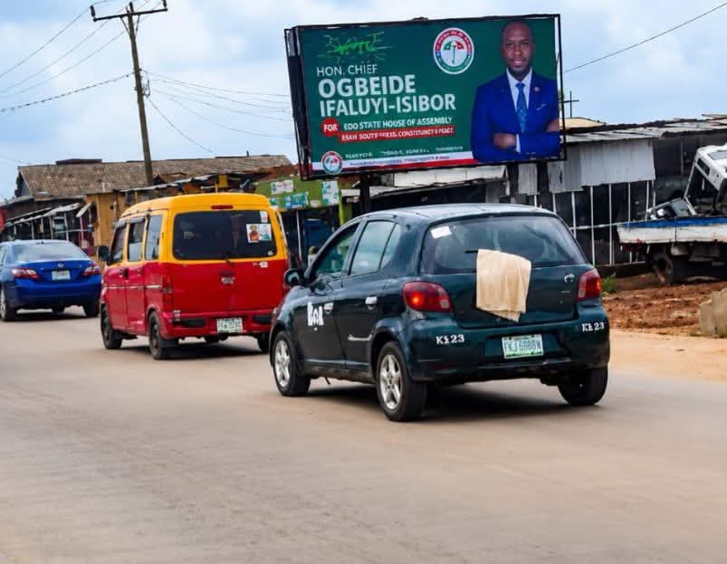 PDP REPS CANDIDATE URGES EDO GOVERNMENT TO ALLOW OPPOSITION BILLBOARDS PDP REPS CANDIDATE URGES EDO GOVERNMENT TO ALLOW OPPOSITION BILLBOARDS