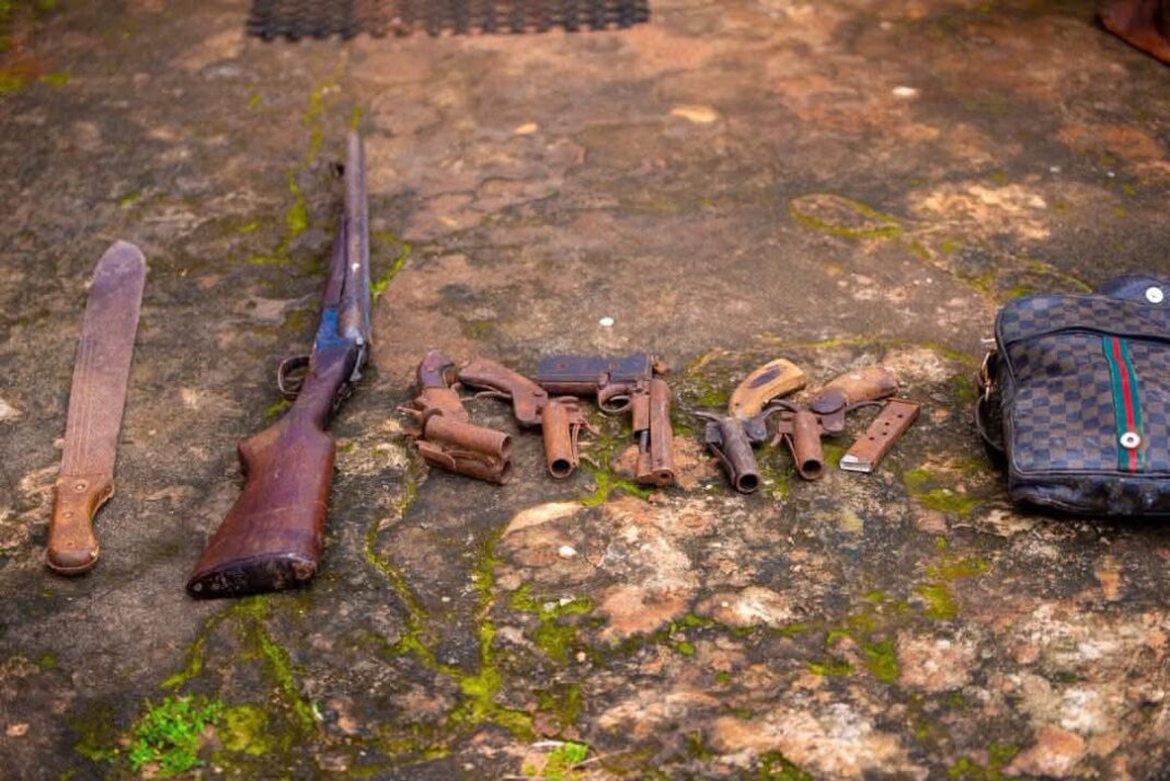 FOUR SUSPECTED AIYE CULT MEMBERS ARRESTED AS EDO SECURITY SQUAD RAIDS HIDEOUT FOUR SUSPECTED AIYE CULT MEMBERS ARRESTED AS EDO SECURITY SQUAD RAIDS HIDEOUT