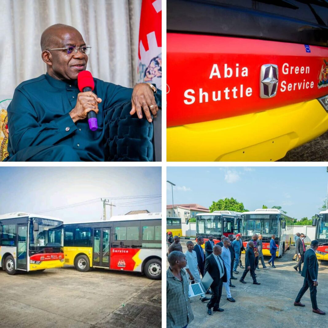 GOVERNOR ALEX OTTI SACKS ABIA GREEN SHUTTLE DRIVER, CONDUCTOR OVER ALLEGED FARE DIVERSION GOVERNOR ALEX OTTI SACKS ABIA GREEN SHUTTLE DRIVER, CONDUCTOR OVER ALLEGED FARE DIVERSION