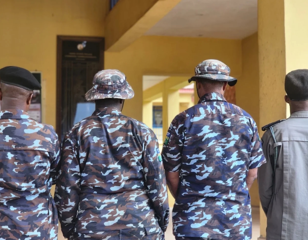 FOUR ONDO POLICE OFFICERS ARRESTED OVER VIRAL ETHNIC BIAS VIDEO FOUR ONDO POLICE OFFICERS ARRESTED OVER VIRAL ETHNIC BIAS VIDEO