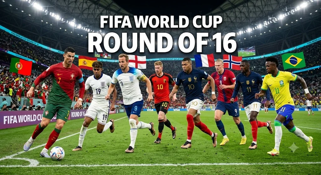BREAKING: FIFA Confirms 2026 World Cup Round of 16 Fixtures as Knockout Stage Begins BREAKING: FIFA Confirms 2026 World Cup Round of 16 Fixtures as Knockout Stage Begins