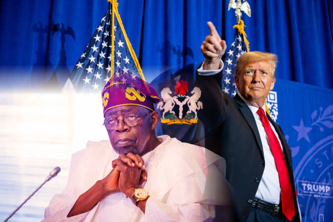 TRUMP COMMENDS TINUBU’S LEADERSHIP, PLEDGES STRONGER US-NIGERIA SECURITY PARTNERSHIP TRUMP COMMENDS TINUBU’S LEADERSHIP, PLEDGES STRONGER US-NIGERIA SECURITY PARTNERSHIP