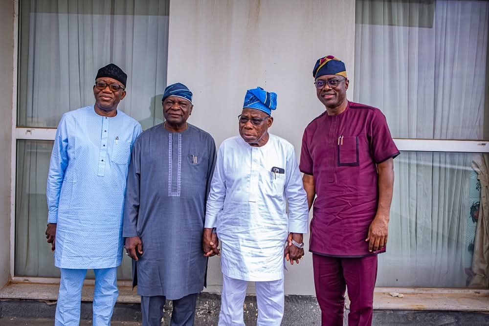 MAKINDE MEETS OBASANJO AHEAD OF 2027 GENERAL ELECTION MAKINDE MEETS OBASANJO AHEAD OF 2027 GENERAL ELECTION