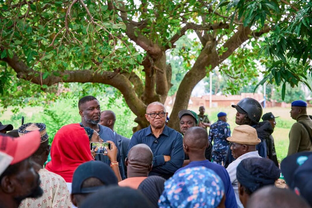 PETER OBI VISITS BENUE ATTACK VICTIMS, DEMANDS STRONGER FEDERAL ACTION PETER OBI VISITS BENUE ATTACK VICTIMS, DEMANDS STRONGER FEDERAL ACTION