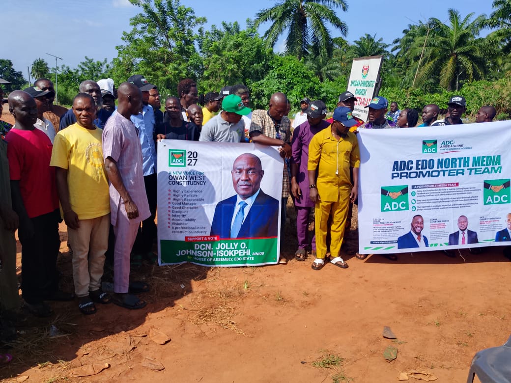 ADC EDO NORTH TAKES GRASSROOTS CAMPAIGN TO OWAN WEST AS 2027 POLITICAL MOBILISATION GATHERS MOMENTUM ADC EDO NORTH TAKES GRASSROOTS CAMPAIGN TO OWAN WEST AS 2027 POLITICAL MOBILISATION GATHERS MOMENTUM