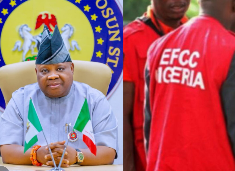 OUTRAGE AS EFCC FREEZES OSUN STATE GOVERNMENT ACCOUNT OUTRAGE AS EFCC FREEZES OSUN STATE GOVERNMENT ACCOUNT